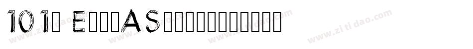 101! EtchASketch字体转换